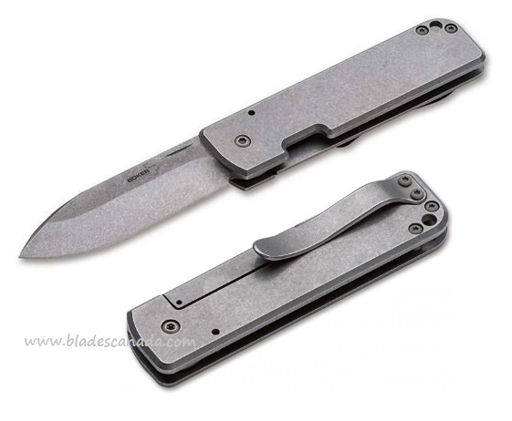 Boker Plus Lancer 42, Framelock Folding Knife, D2, Stainless Steel, B-01BO464
