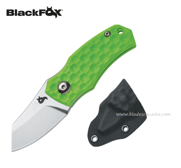 BlackFox Skal Folding Knife, 440C, G10 Green, BF732G