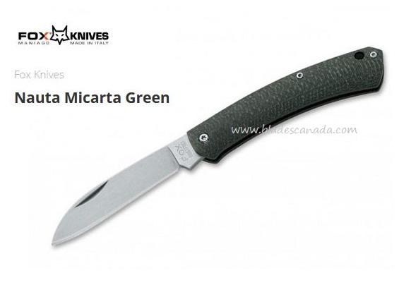 Fox Italy Mauta Slipjoint Folding Knife, 420C, Micarta, FX-230MIG