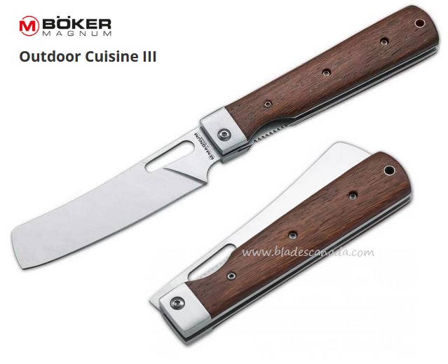 Boker Magnum Outdoor Cuisine 3 Folding Knife, 440, 01MB432