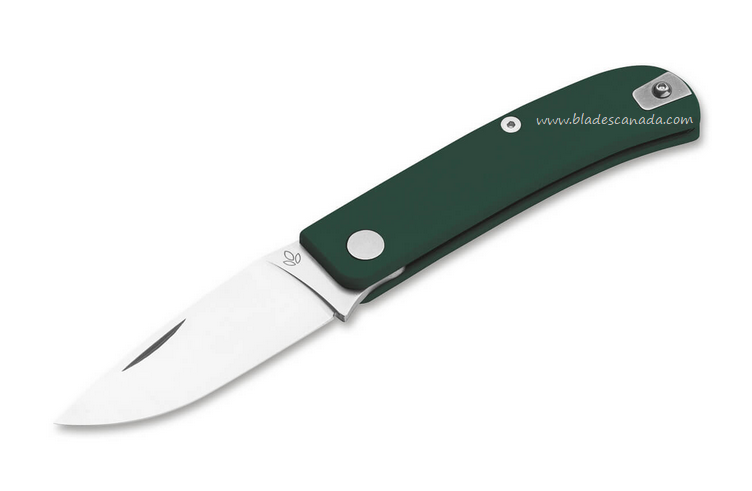 Manly Wasp Slipjoint Folding Knife, CPM S90V, G10 Green, 01ML039
