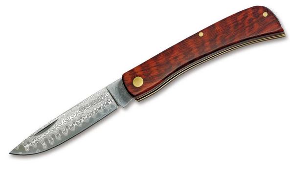 Boker Magnum Snake Rangebuster Slipjoint Folding Knife, Damascus, Snakewood, 01RY141DAM - Click Image to Close