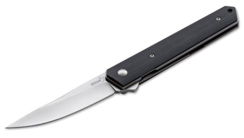 Boker Plus Kwaiken Flipper Folding Knife, VG10, G10 Black, 01BO286