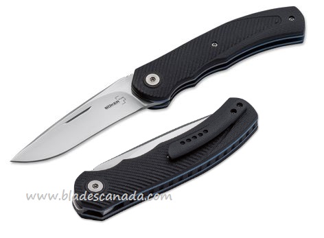 Boker Plus A2 Mini 42 Folding Knife, VG10, G10 Black, B-01BO356