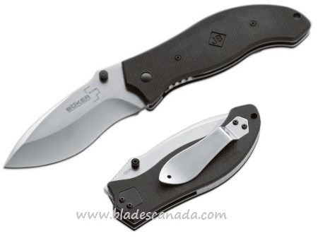 Boker Plus Elegance Resurrection Gen 2 Folding Knife, 440C, G10 Black, B-01BO412