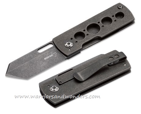 Boker Plus Pelican Folding Knife, VG10, Titanium, 01BO729