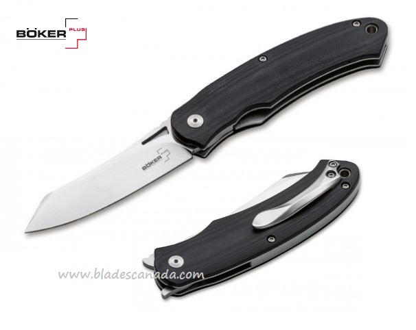 Boker Plus Takara Flipper Folding Knife, D2, G10 Black, 01BO893