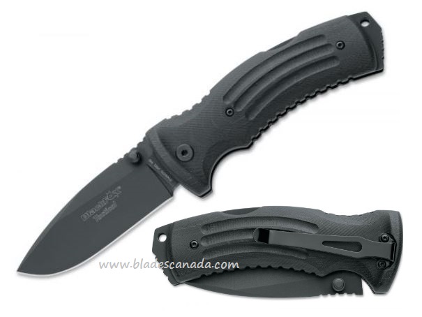 BlackFox Folding Knife, 440C, G10 Black, BF-704 - Click Image to Close