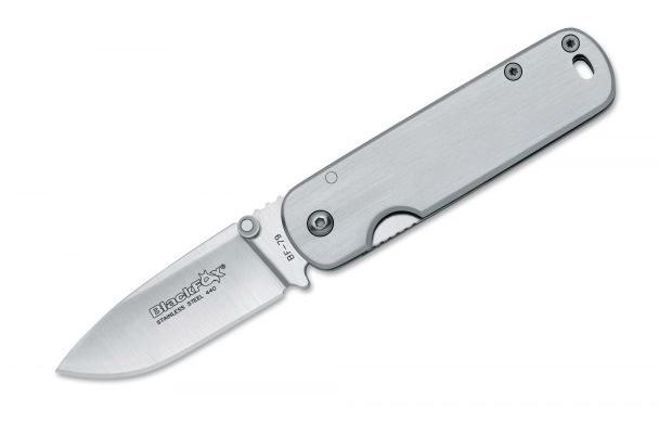 BlackFox BF-79 Folding Knife, 440, Stainless Steel Handle, Fox01FX032 - Click Image to Close
