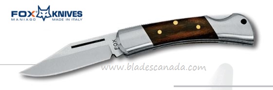 Fox Italy Win Collection Folding Knife, 440A, Palisander Wood, FX-580 - Click Image to Close