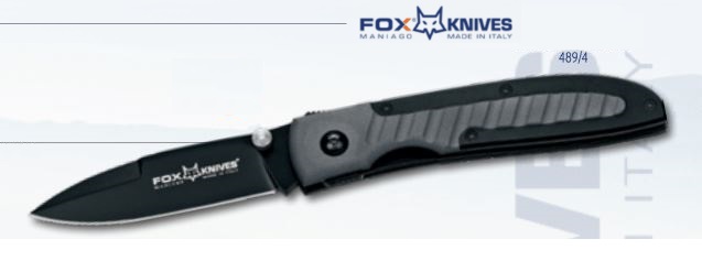 Fox Italy Aria Collection Folding Knife, N690, Aluminum, FX-489/4