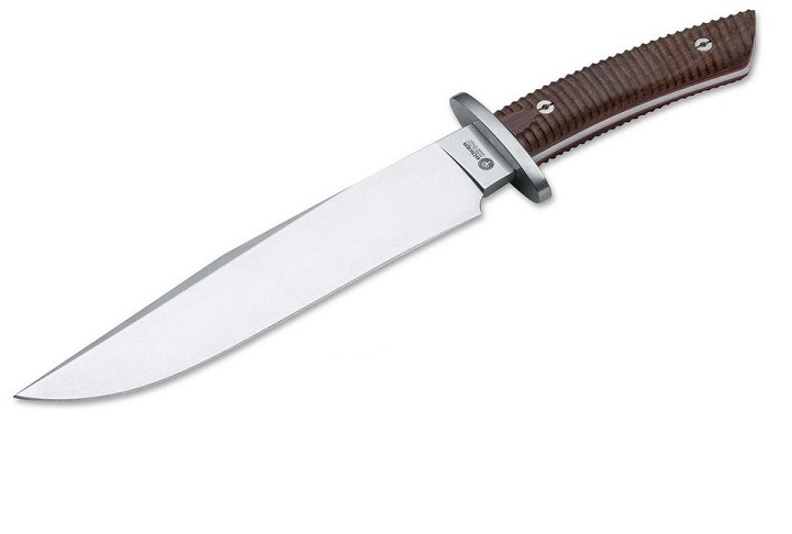 Boker Arbolito El Gigante Fixed Blade Knife, N695, Guayacan, Leather Sheath, 02BA595W