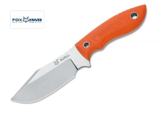 Fox Italy Njall Fixed Blade Knife, N690, G10 Orange, FX-511OR