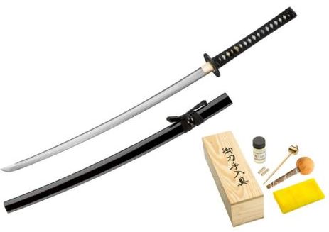 Boker Magnum Samurai Sword, Forged Damascus, Rayskin Handle, B-05ZS580