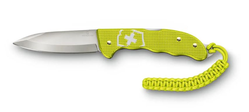 Swiss Army Hunter Pro Folding Knife, Limited Edition 2023, Electric Yellow, 0.9415.L23