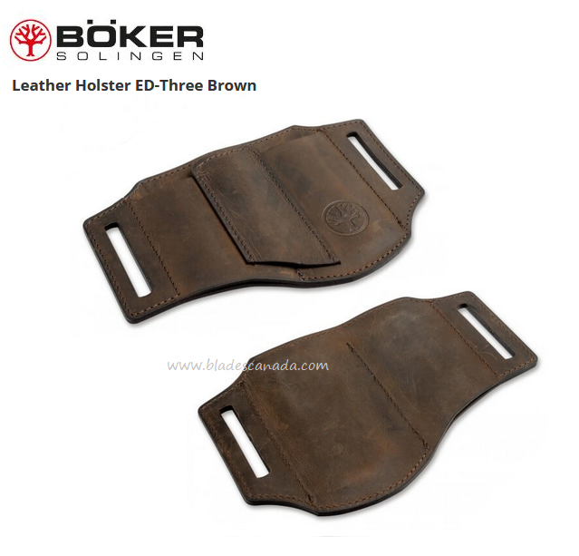 Boker Holster ED-Three, Leather Brown, 09BO296