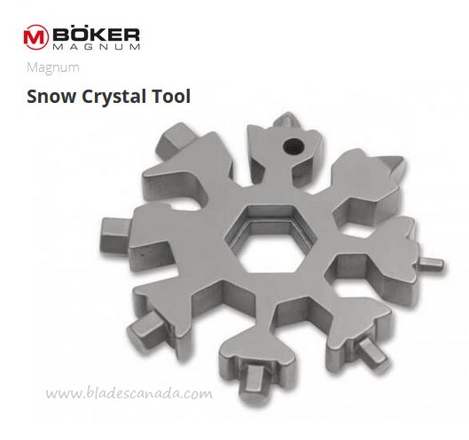 Boker Magnum Snow Crystal Tool, B-09SC009