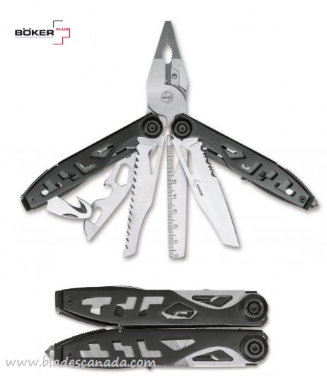 Boker Plus Specialist II Multi-Tool, Stainless Steel, 09BO810 - Click Image to Close