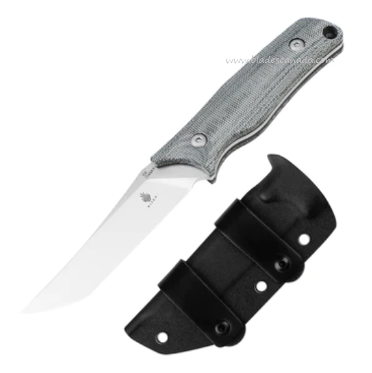 Kizer Elgon Fixed Blade Knife, D2 SW, Micarta Black, 1049A1