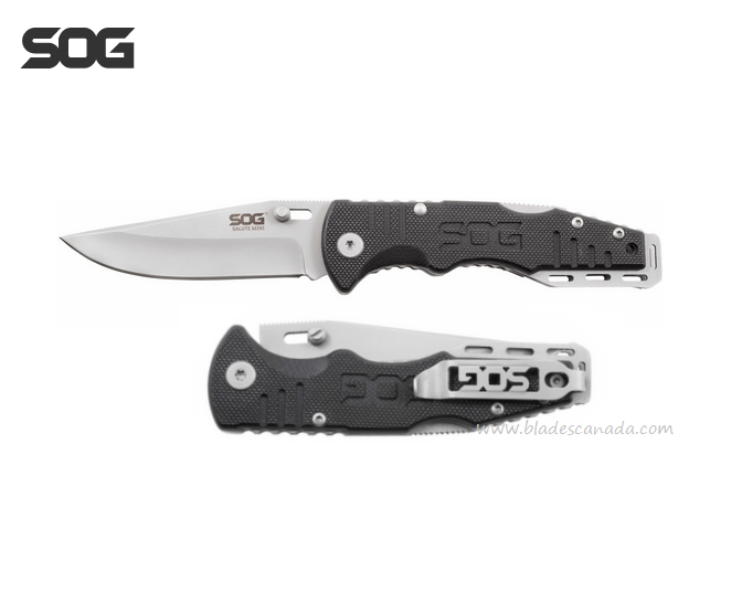 SOG Mini Salute Folding Knife, G10 Black, FF1101