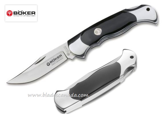 Boker Germany Scout Folding Knife, N690, Buffalo Handle, 112007