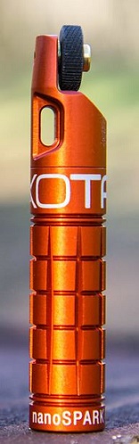 Exotac nanoSPARK compact firestarter - Blaze Orange