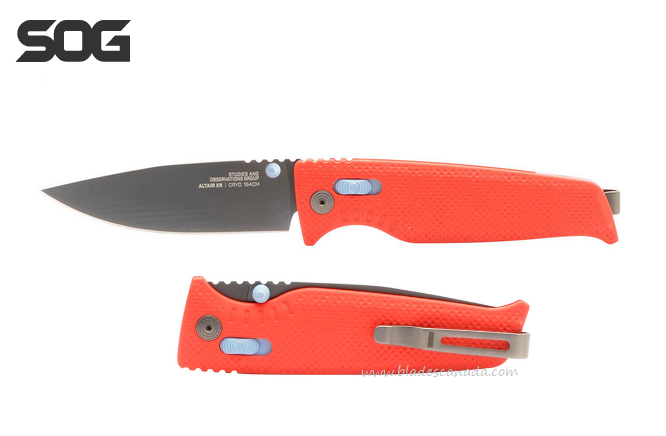 SOG Altair XR Folding Knife, CPM 154CM, GRN Canyon Red, 12-79-02-57