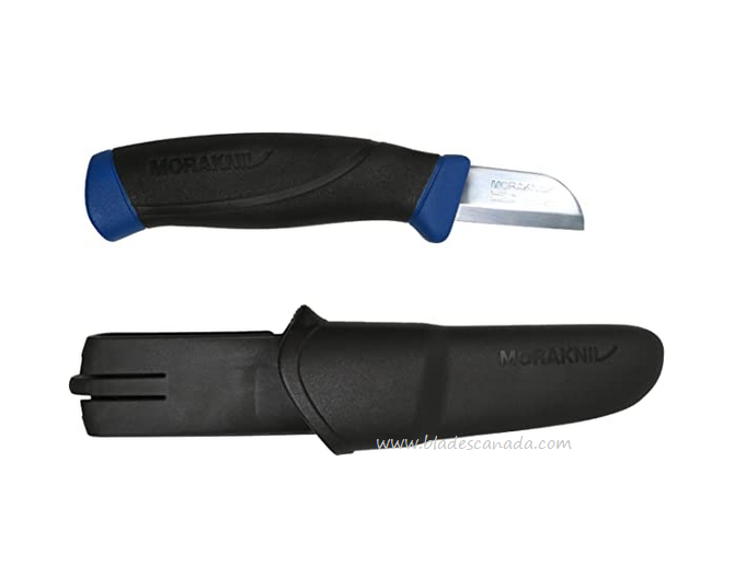 Morakniv Utility Service Knife, Stainless, Blue/Black, 12798