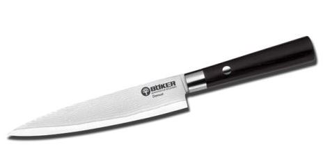 Boker Germany Kitchen Utility Knife, Damascus, Pakka Wood, 130414DAM