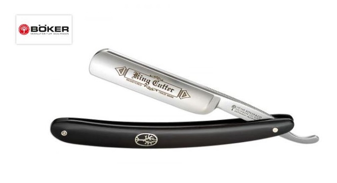Boker Germany King Cutter Straight Razor, Carbon Steel, 140524 - Click Image to Close