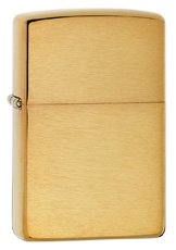 Zippo Armor Series Lighter, Brushed Brass, 168 - Click Image to Close