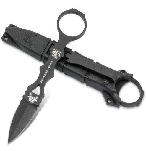 Benchmade Mini SOCP Dagger Fixed Blade Knife, 440C, Hard Sheath, BM173BK