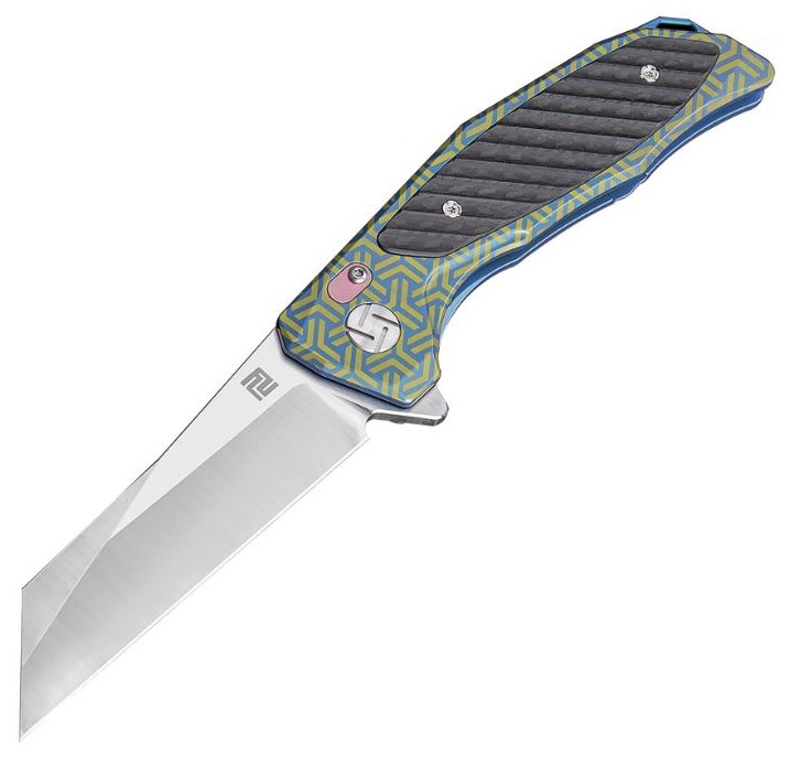 Artisan Cutlery Megahawk Flipper Framelock Knife, S35VN, Titanium, 1809GBU02