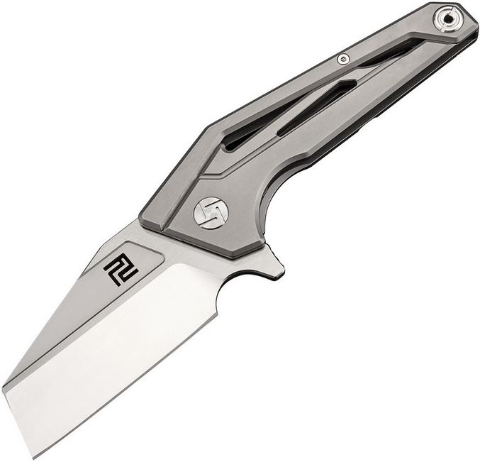 Artisan Cutlery Ravine Flipper Framelock Knife, M390, Titanium, ATZ1819GGYM