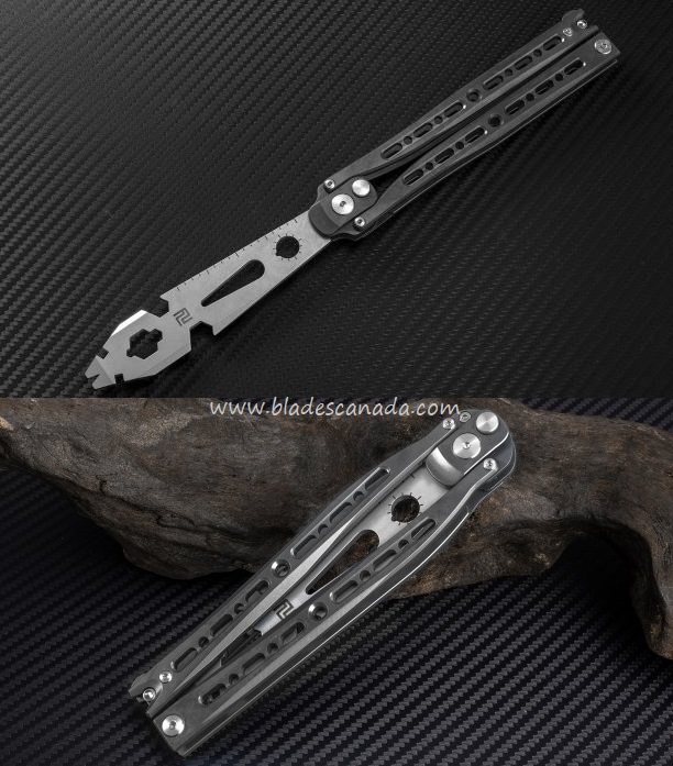Artisan Cutlery Kinetic Variant, Titanium Black, ATZ1831GBK
