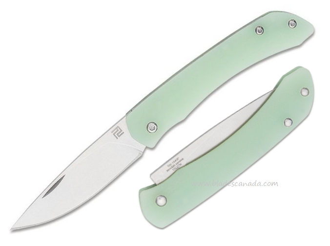 Artisan Cutlery Biome Slipjoint Folding Knife, 12C27 Sandvik, G10 Natural, ATZ1840PNTG