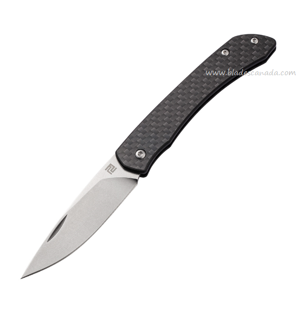 Artisan Cutlery Biome Slipjoint Folding Knife, 12C27 Sandvik, Carbon Fiber, ATZ1840PCF