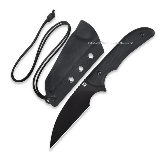 Artisan Cutlery Sea Snake Fixed Blade Knife, AR-RPM9 Black, G10 Black, ATZ1842B-BBK
