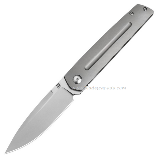 Artisan Cutlery Sirius Flipper Framelock Knife, CPM S35VN, Titanium, ATZ1849GGY