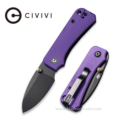 Civivi Baby Banter Folding Knife, Nitro V SW, G10 Purple, C19068S-4