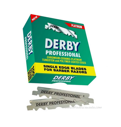 Derby Professional single Edge Razor Blades, 100 Blades, 200026