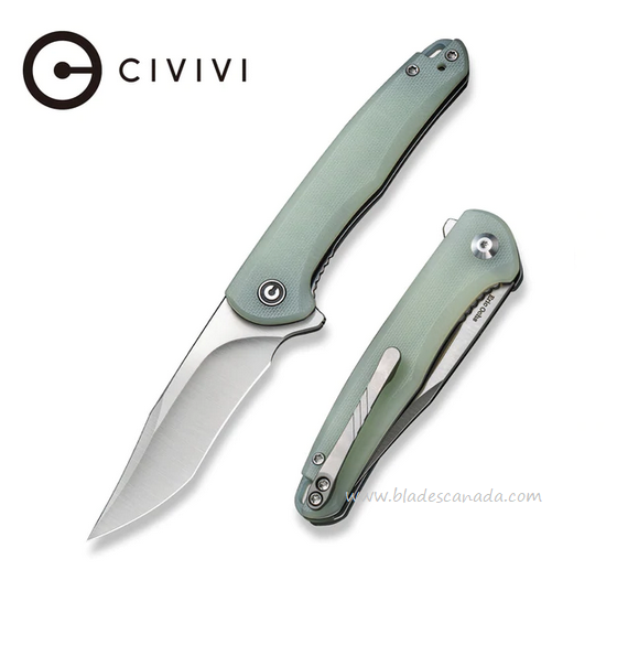 Civivi Mini Sandbar Flipper Folding Knife, Nitro-V, G10 Natural, C20011-2