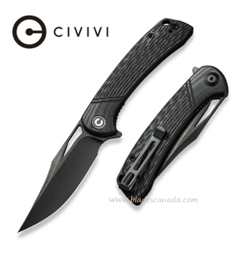 Civivi Dogma Flipper Folding Knife, D2 Steel, G10 Black, C2005G