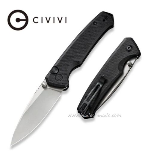 Civivi Altus Folding Knife, Nitro V, G10 Black, C20076-1