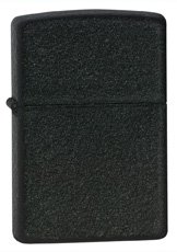 Zippo Black Crackle Lighter, 236 - Click Image to Close