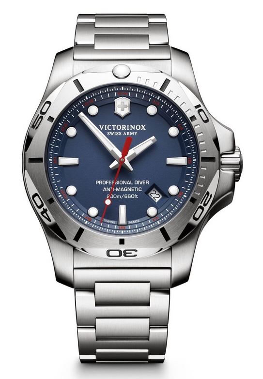 Victorinox I.N.O.X. Professional Diver SS Bracelet - Blue