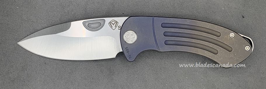 (Discontinued) Medford Theseus Framelock Folding Knife, S35VN, Titanium Bronze Violet Fade Ano