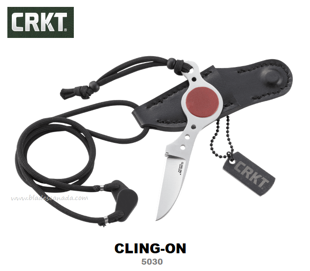 CRKT Cling-On Fixed Blade Neck Knife, CRKT5030 - Click Image to Close