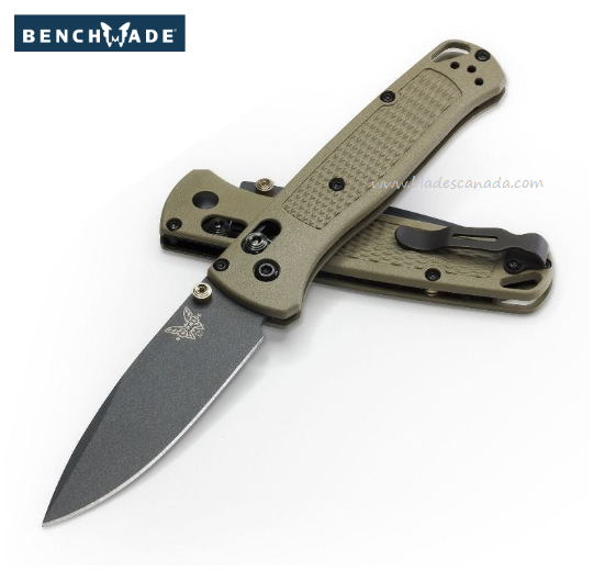 Benchmade Bugout Folding Knife, CPM S30V, Ranger Green, 535GRY-1