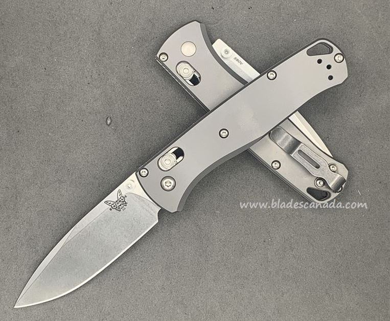 Benchmade Bugout Customized Folding Knife, S90V, Titanium, Satin Thumbstud & Standoffs, 535CU227
